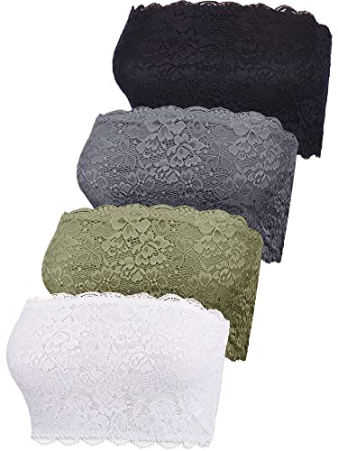 Black, White, Dark Gray, Olive Green
