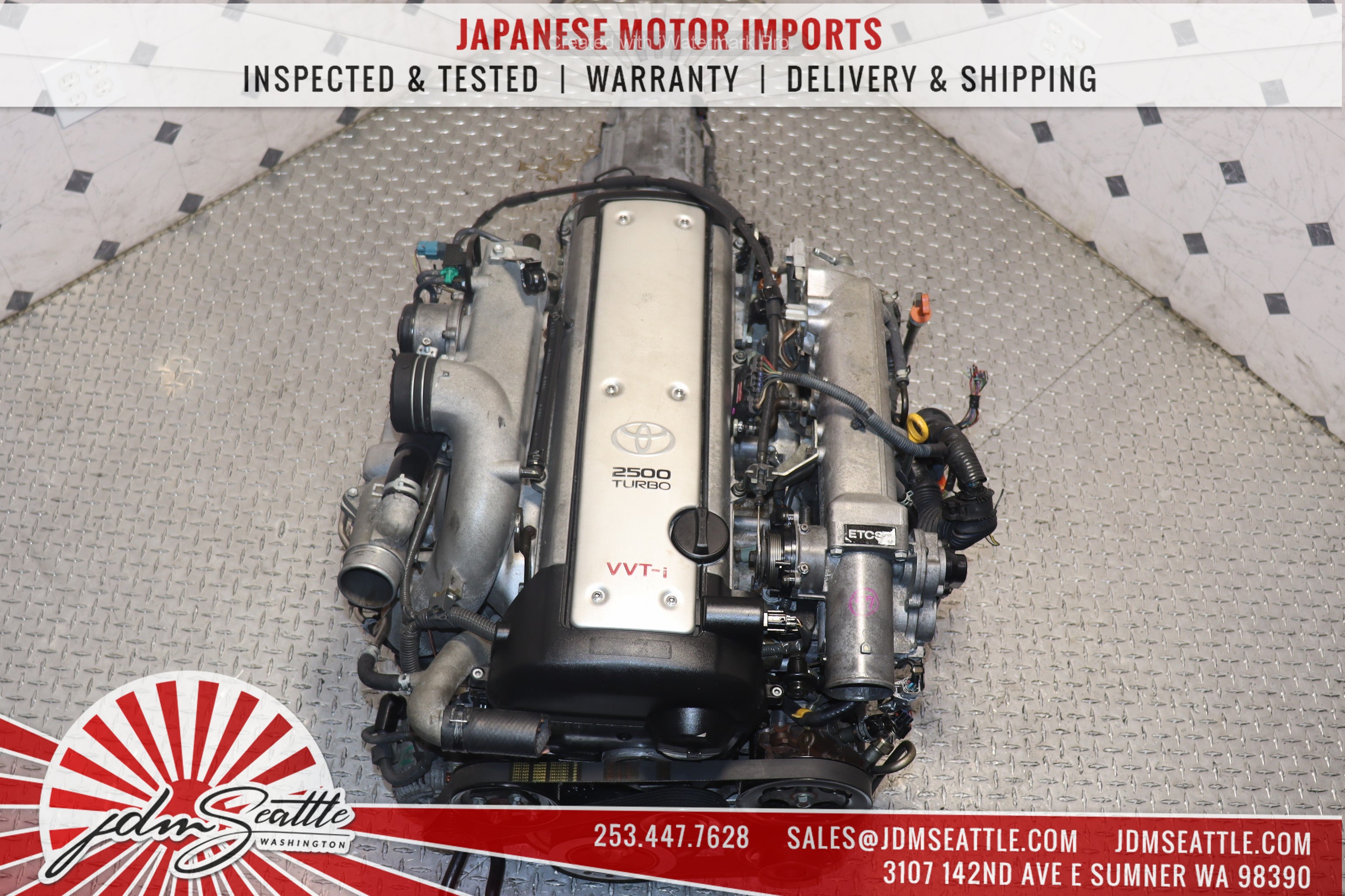 JDM 1JZ-GTE VVTi Turbo Engine & Automatic Transmission Kit - Compatible with Lexus IS300 GS300, Toyota Chaser Mark II, Soarer - Perfect for 1JZ Engine Swap & Performance Upgrades - Ideal for Racing, Drifting & Car Restoration Projects