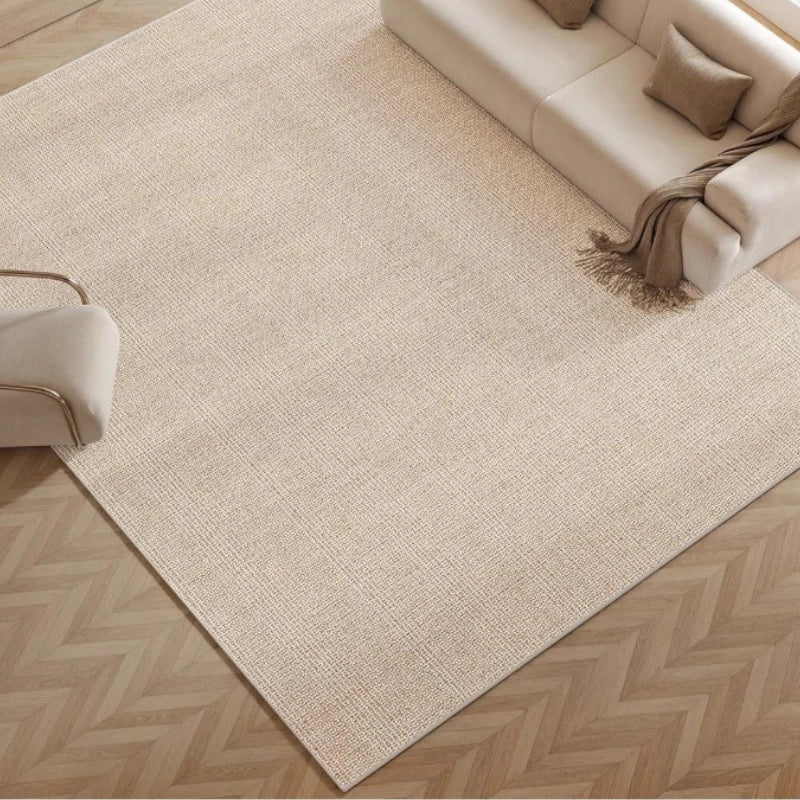 Analia Polyester Minimalist Textured Waterproof Living Room Rug - Soft Non-Slip Area Carpet for Home, Bedroom, Office & Dorm Decor