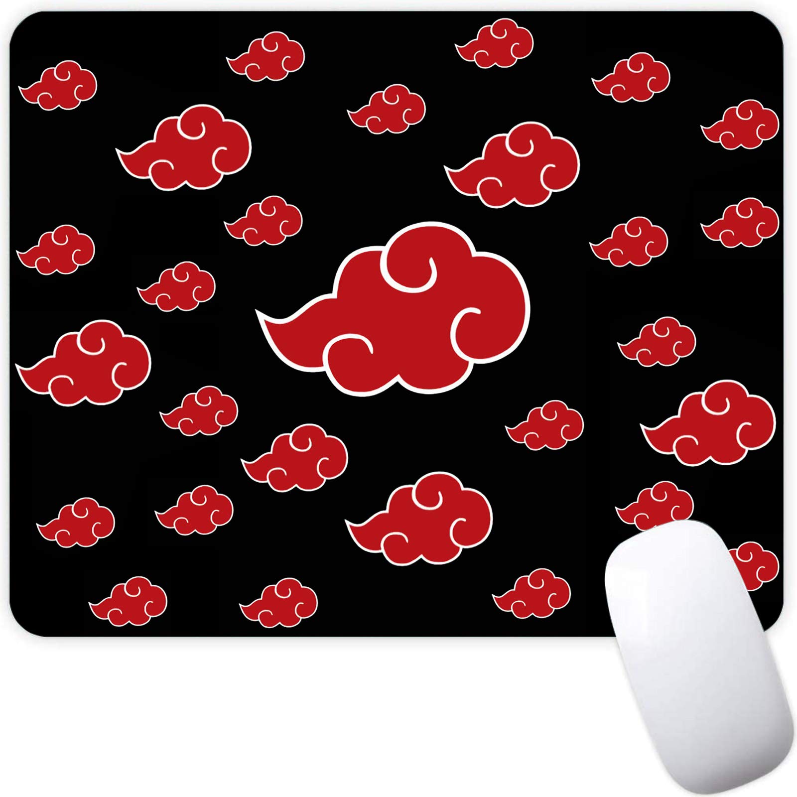 Red Clouds Gaming Mouse Pad - Non-Slip Rubber Desk Mat for Boys & Girls | Waterproof Computer Mousepad for Laptop & PC | Perfect for Office, Gaming & School Use