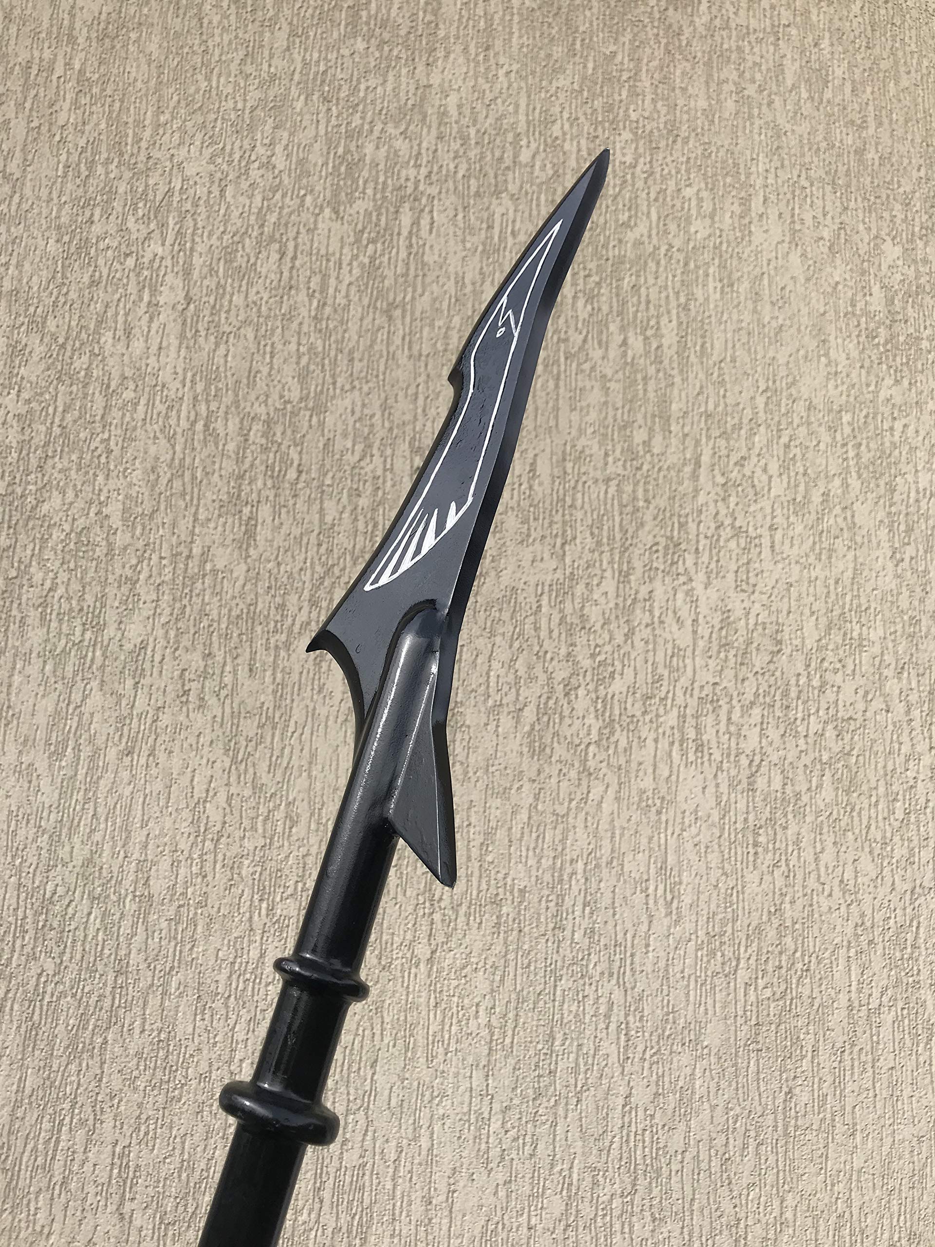 Fantasy Cosplay Staff & Spear - Authentic Book-Inspired Costume Accessories for Anime, LARP, and Halloween Costumes