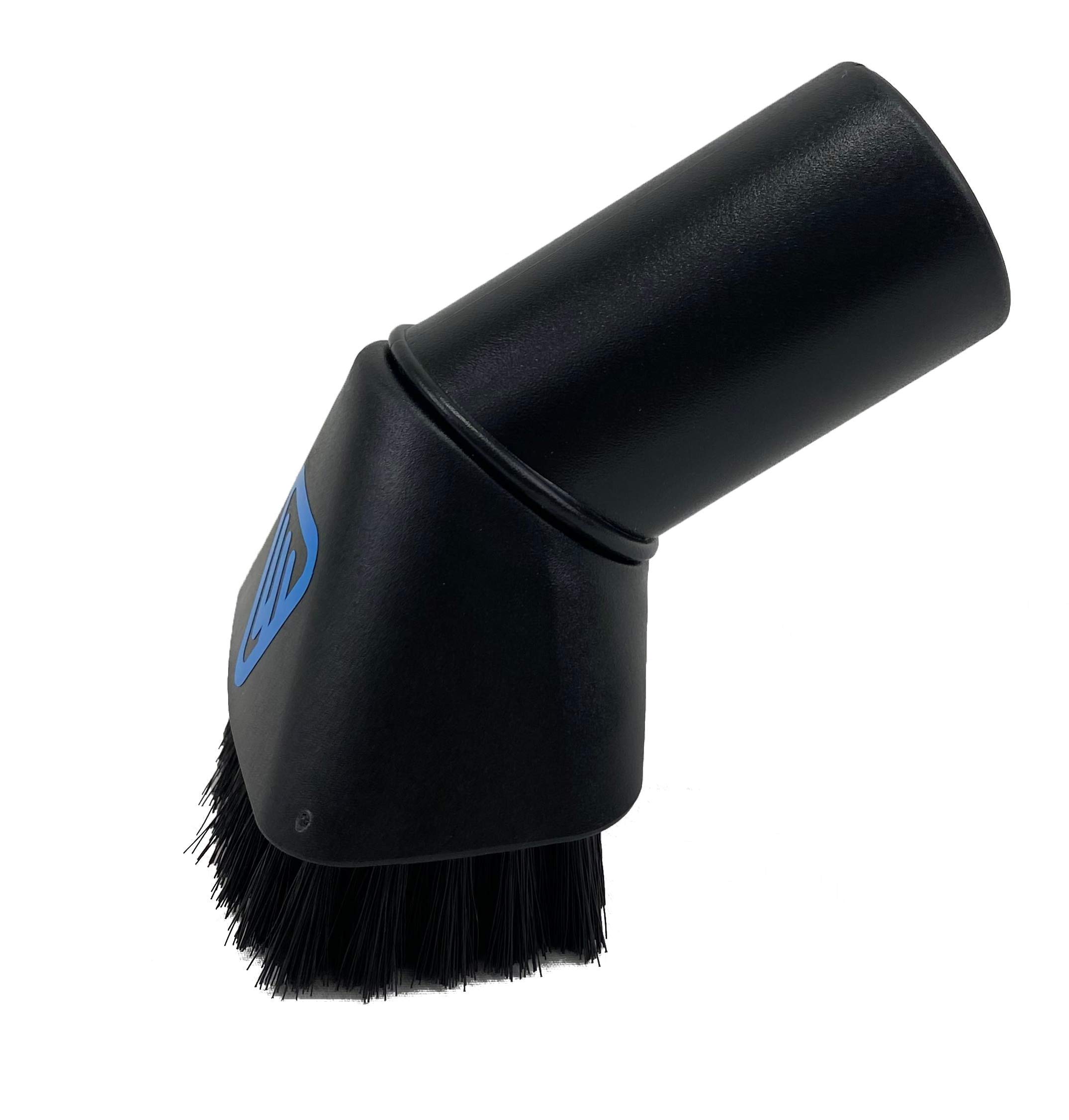 SP050 Vacuum Dust Brush Attachment - 1.25 inch (32mm) & 2.5 inch Dust Brush with 360° Rotatable Head for Home, Car, Furniture & Electronics Cleaning | Perfect for Hard-to-Reach Areas & Delicate Surfaces