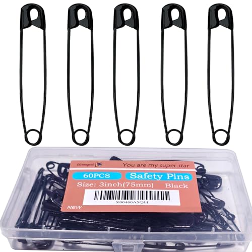 3in Black-60pcs