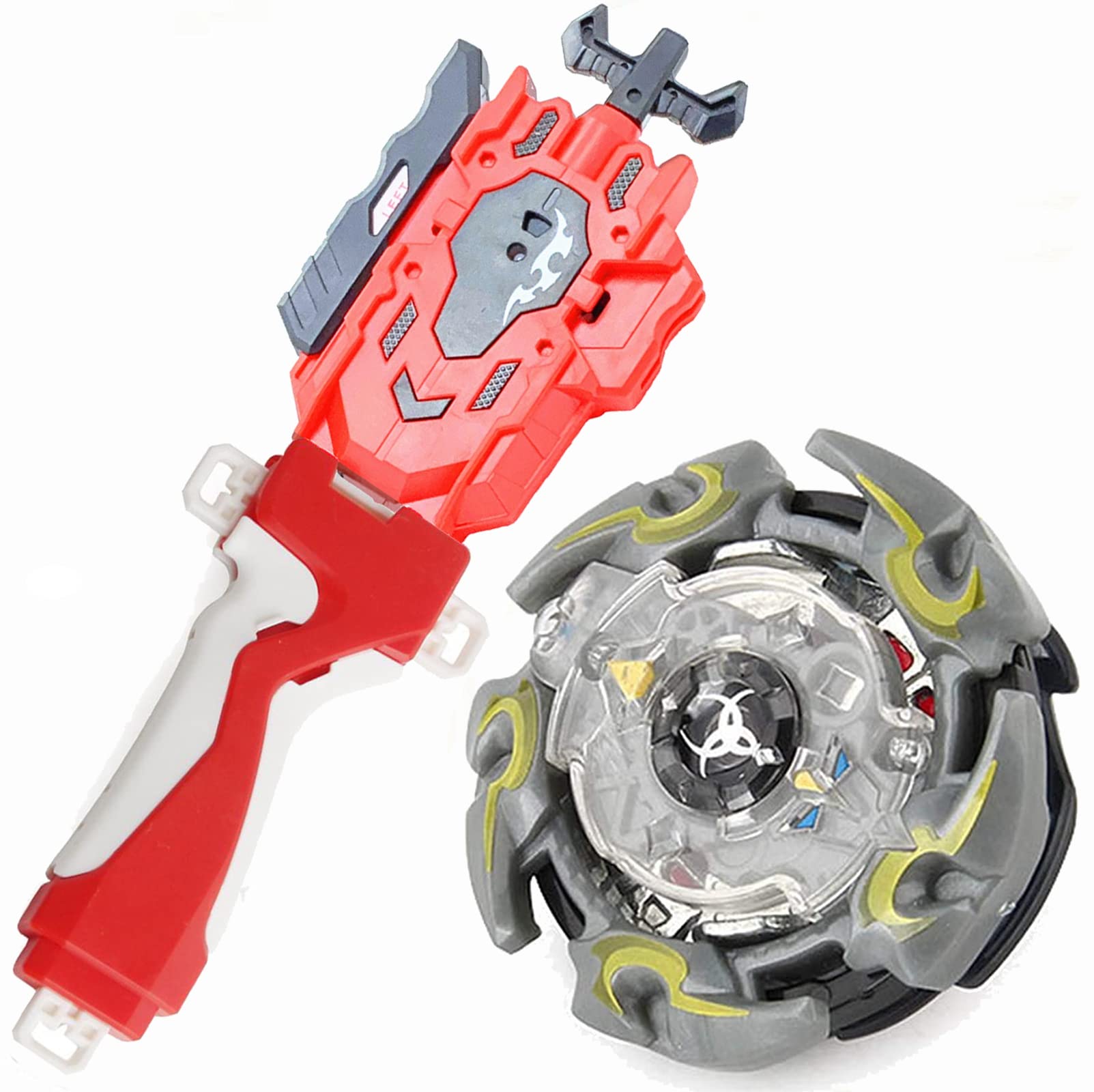 Metal Fusion B Beyblade Burst Evolution Toy Set - B-82 Alter Cognite & Chronos 6M.T Battling Tops with Left & Right Spin String Launcher Grip | Premium Collectible Battle Top Game for Kids & Teens | Perfect for Competitive Play, Tournaments, and Birthday Gifts