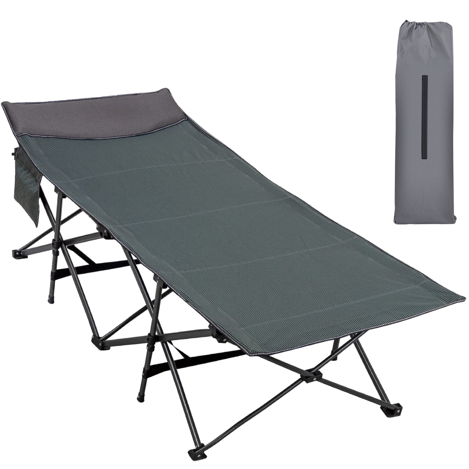 Heavy Duty Folding Camping Cot for Adults - 79