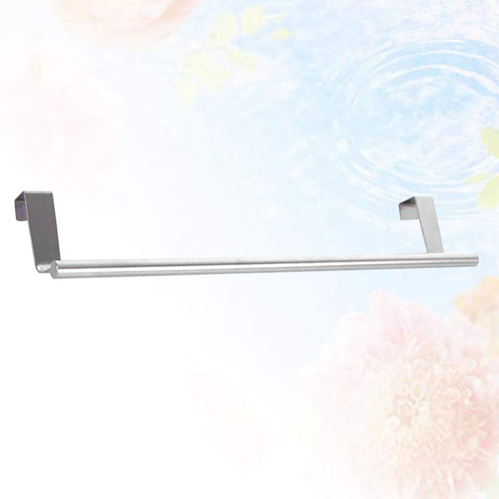Stainless Steel Towel Holder Stand - 1pc Bathroom Towel Rack Organizer with Multi-Functional Storage for Kitchen, Spa & Home Decor
