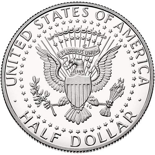 2016 S Silver Proof Kennedy Half Dollar - Choice Uncirculated Coin by US Mint | Collectible Silver Dollar for Coin Enthusiasts & Gift for History Buffs