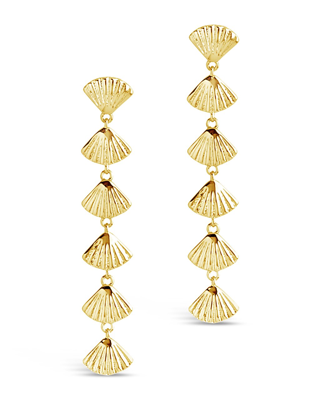 Elegant Scallop Shell Drop Earrings for Women - Boho Beach Jewelry - Perfect for Summer Vacations, Weddings & Beach Parties