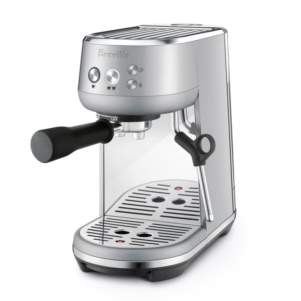 Breville Bambino BES450BSS Stainless Steel Espresso Machine - Compact & Fast for Home Baristas, Perfect for Lattes & Cappuccinos