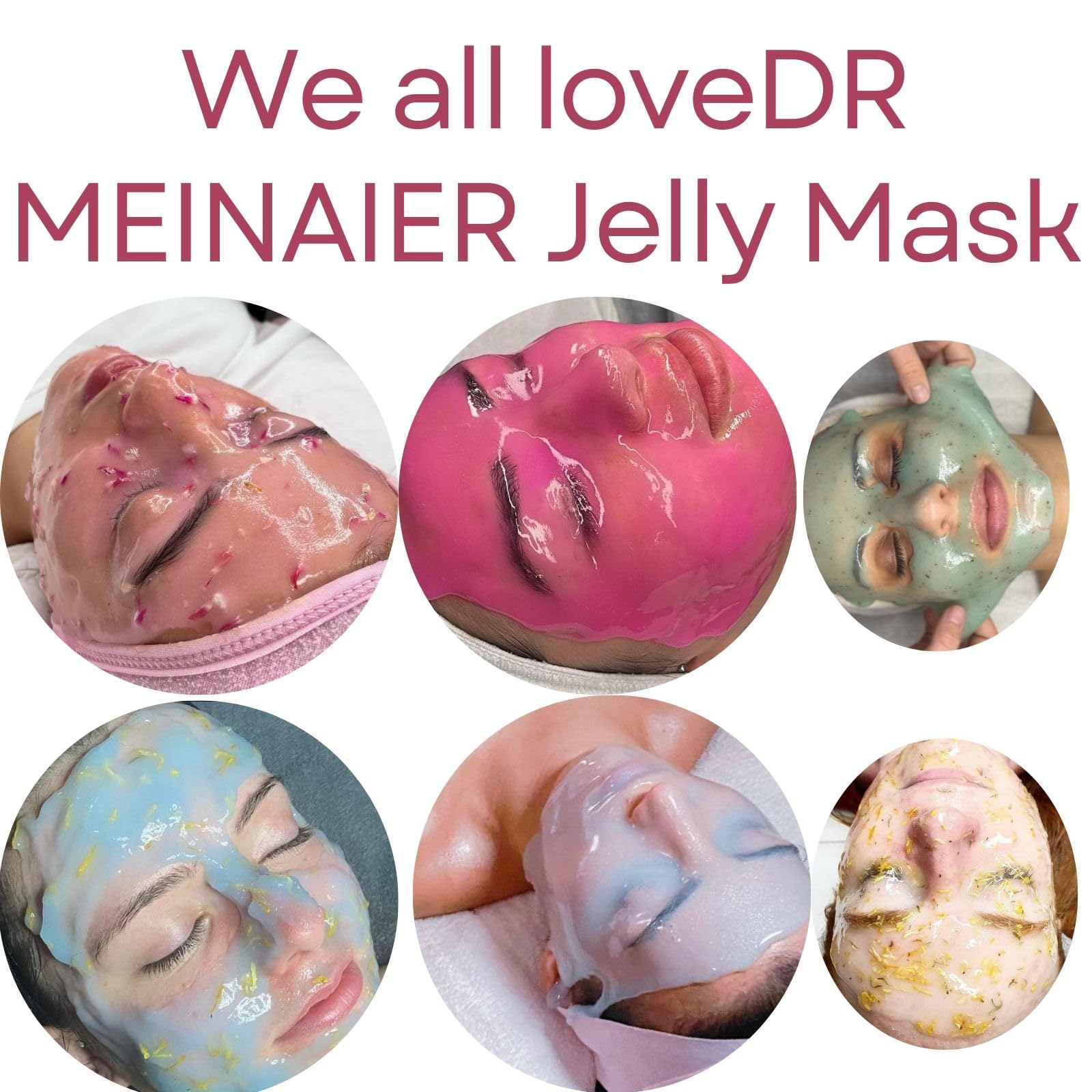 Vajacial Hydro Jelly Mask Powder - Professional Face Mask for Women & Teens - Spa & Home Use