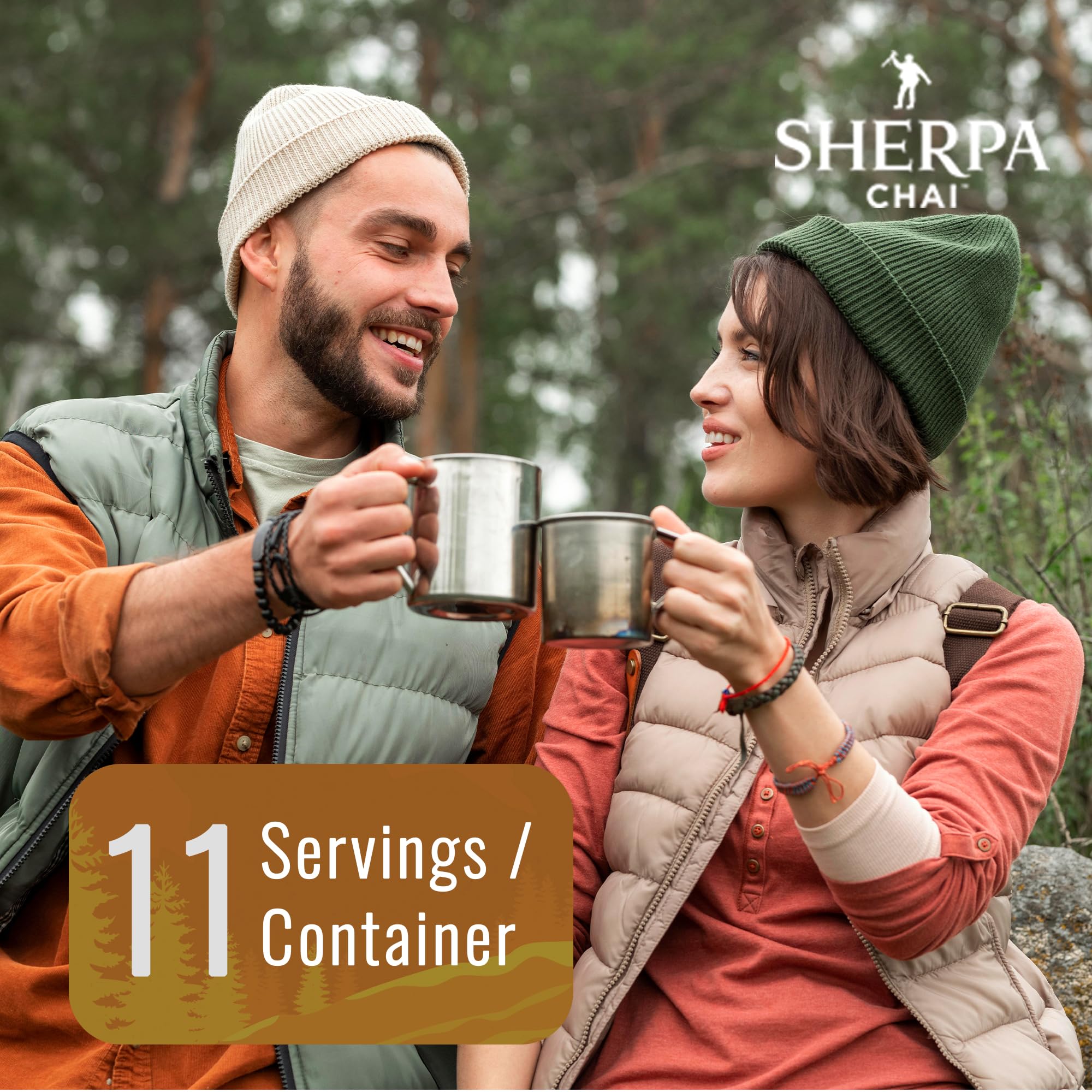 Sherpa Chai Honey Vanilla Chai Tea Concentrate - Handcrafted Black Tea with Honey, Vanilla & Spices - Authentic Nepali Sherpa Recipe - Perfect for Tea Lovers, Gifts & Cozy Moments at Home or Office