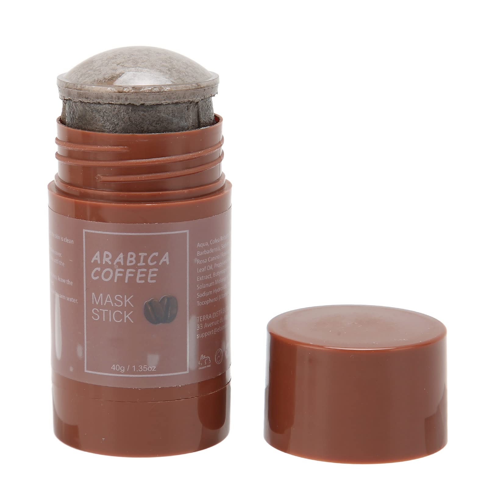 Coffee Moisturizing Face Mask Stick - Pore Refining, Oil Control & Hydration for Deep Cleansing & Blackhead Removal | Travel-Friendly Solid Facial Care for Dry & Oily Skin