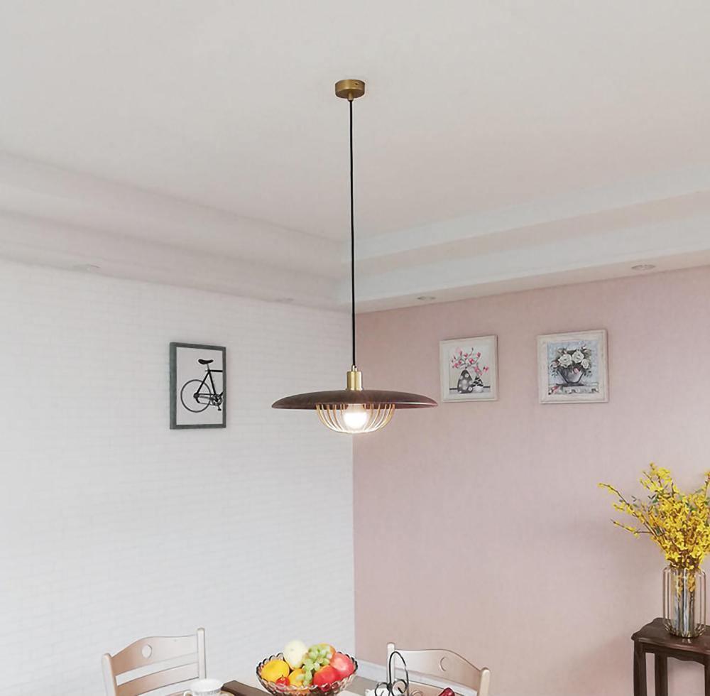 Kasa Modern Pendant Light Fixture - Adjustable Hanging Lamp for Kitchen Island, Dining Room & Bedroom - Sleek Design with Dimmable LED Bulb (Black)