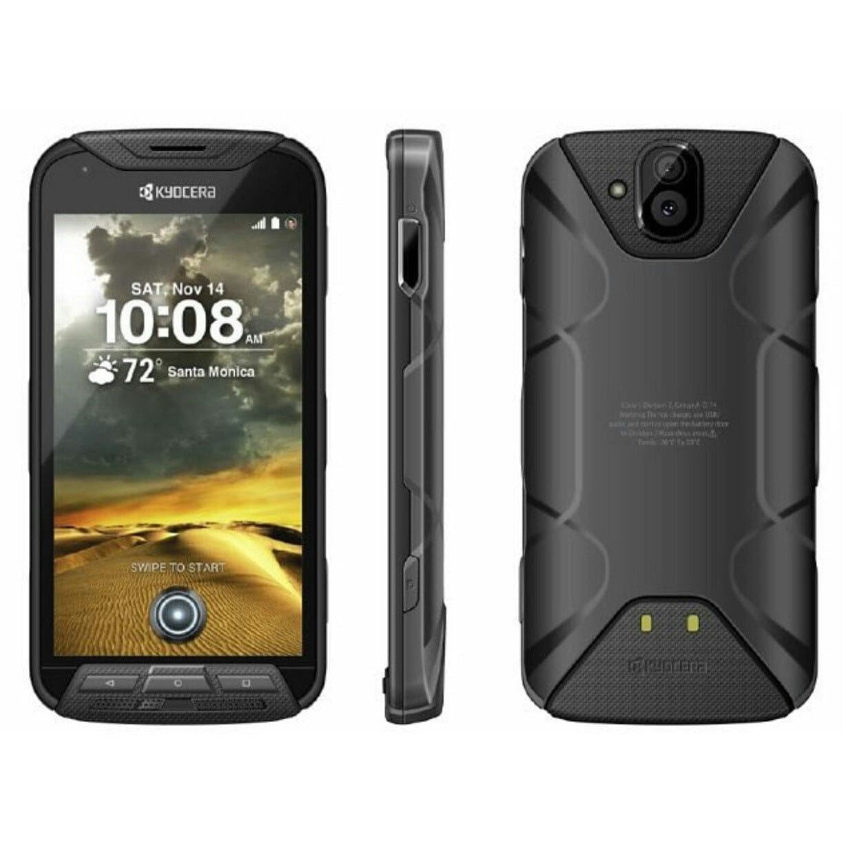 Kyocera DuraForce Pro 32GB Unlocked Smartphone - Black (Verizon, CDMA/GSM) - Rugged Waterproof Phone for Outdoor, Construction & Extreme Conditions