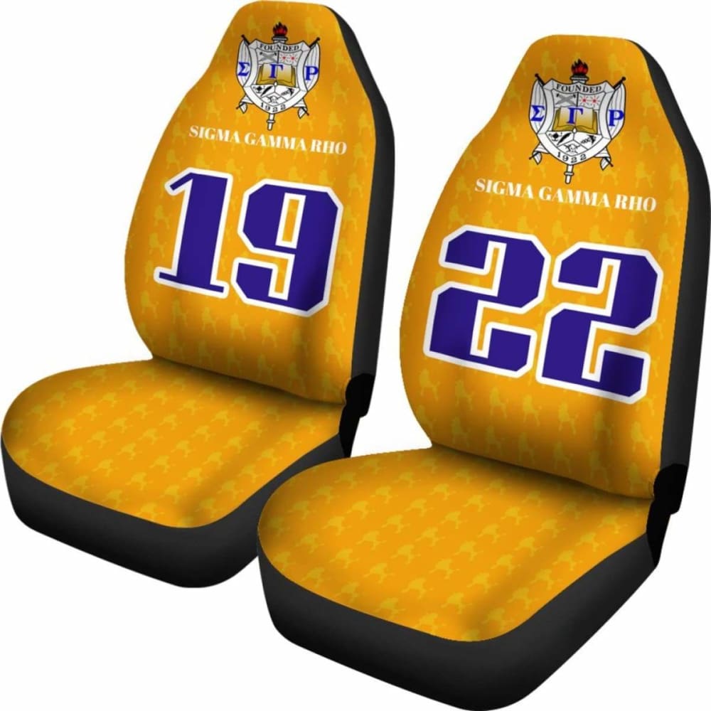 Premium African Print Car Seat Covers - Sigma Gamma Rho 110728 - Stylish & Durable Protection for Cars, SUVs & Trucks - Perfect for Daily Commute, Road Trips & Special Occasions