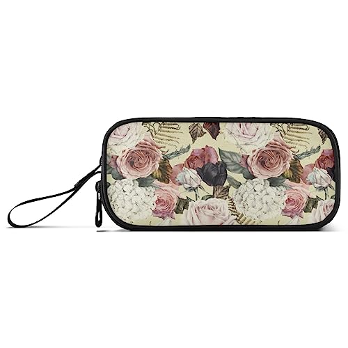 Retro Floral Roses Watercolor
