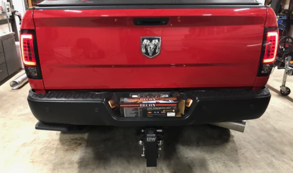2014-2018 Dodge RAM 2500/3500 Smoked LED Tail Lights - Direct OEM Replacement - Upgrade Your Truck's Style & Visibility for Night Driving & Off-Road Adventures