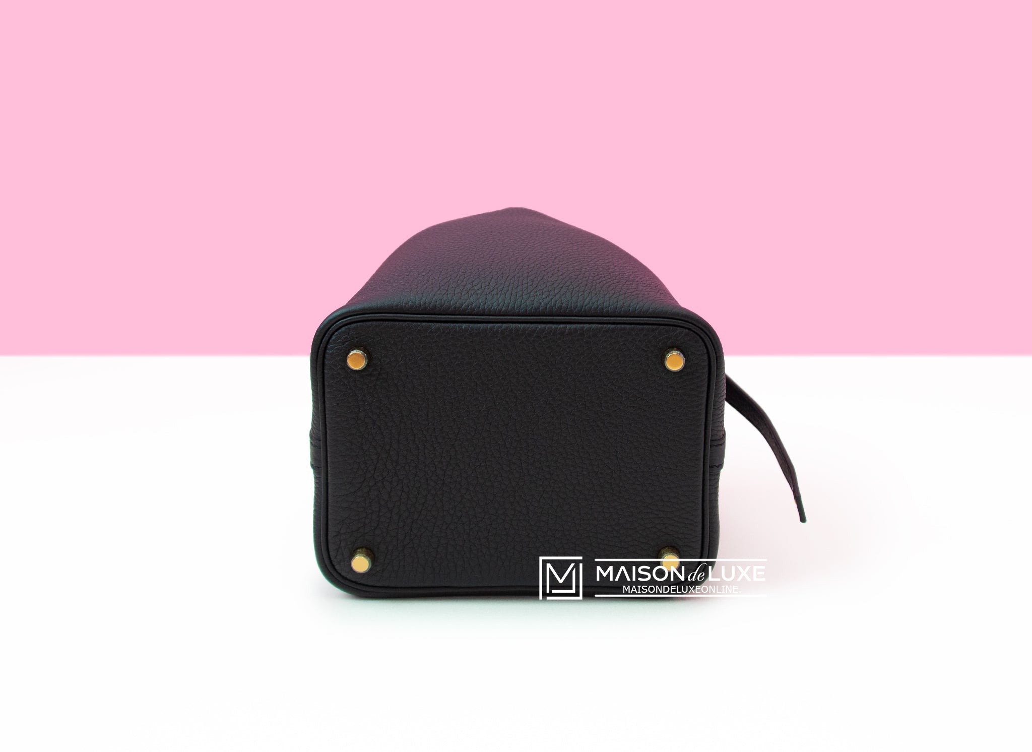 Authentic Hermes Picotin Lock 18 Bag in Black with Gold Hardware - Perfect for Everyday Use & Luxury Gift Giving
