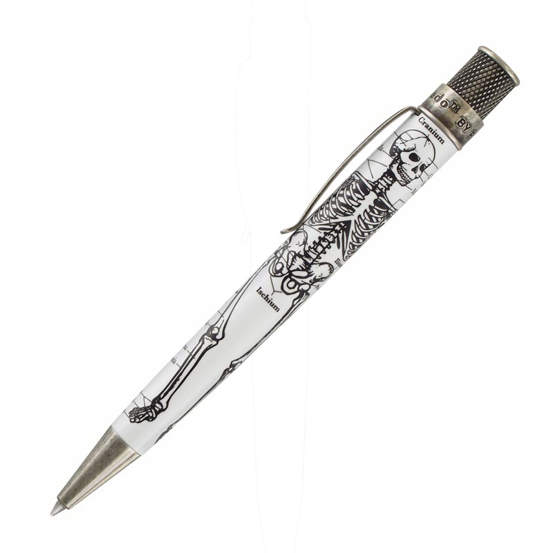 Vintage Retro 51 Tornado Metalsmith Dr. Gray Rollerball Pen - Classic Writing Instrument for Office, Journaling & Gift Giving