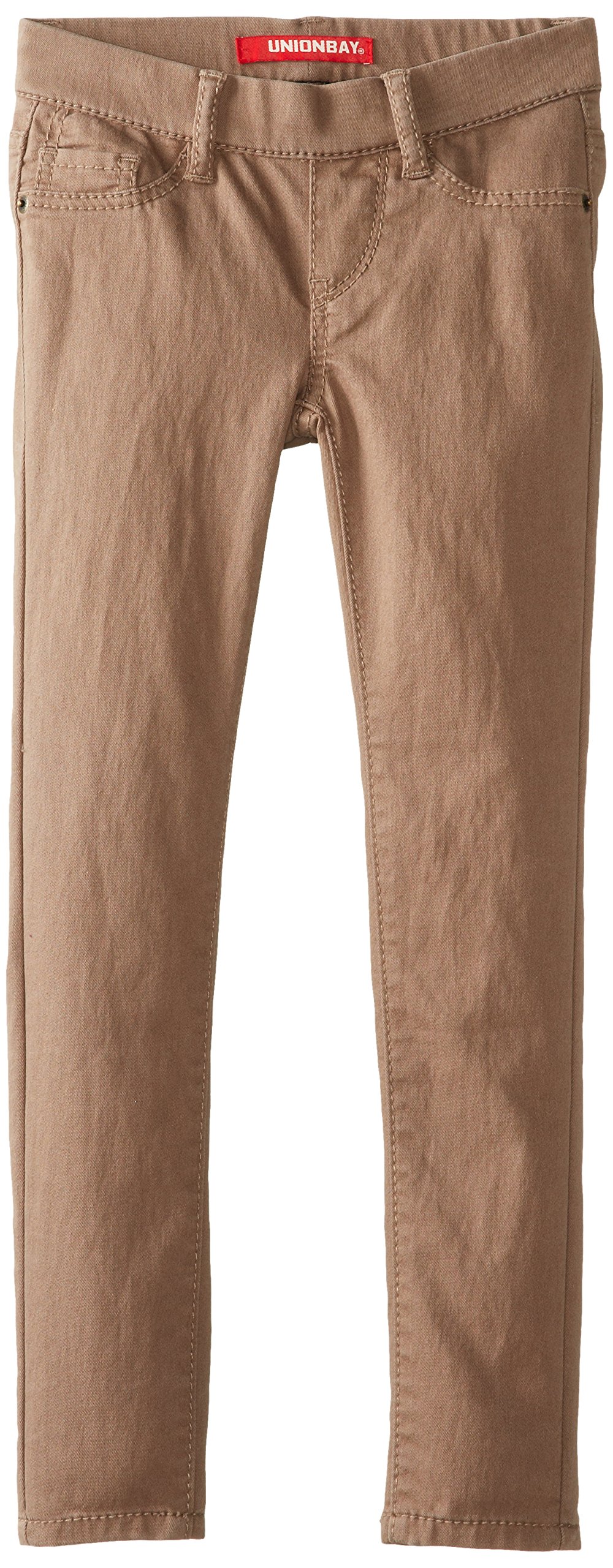Unionbay Girls' Pull-On Twill Pants for School & Play