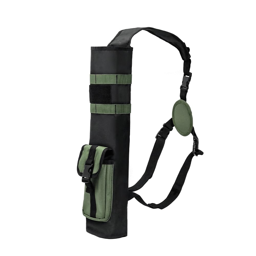 PSKOOK Lightweight Archery Back Quiver - Durable Arrow Holder for Hunting & Target Practice | Perfect for Outdoor Adventures & Competitive Shooting