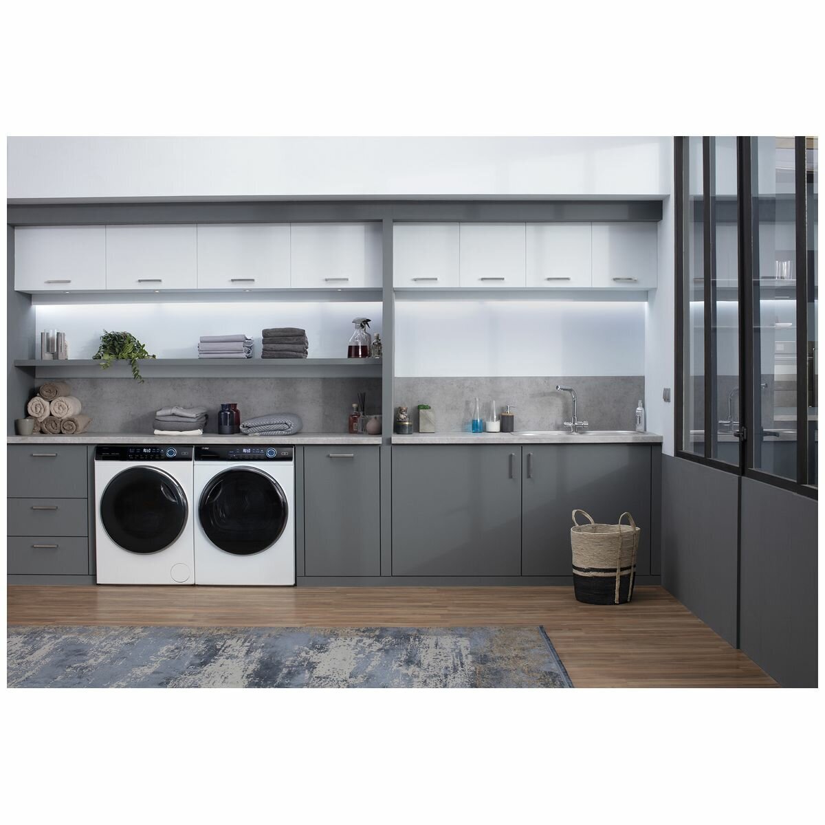 Haier 600 Series 9kg Heat Pump Dryer with Steam Refresh HDHP90AN1 - Energy Efficient Laundry Solution for Homes & Apartments