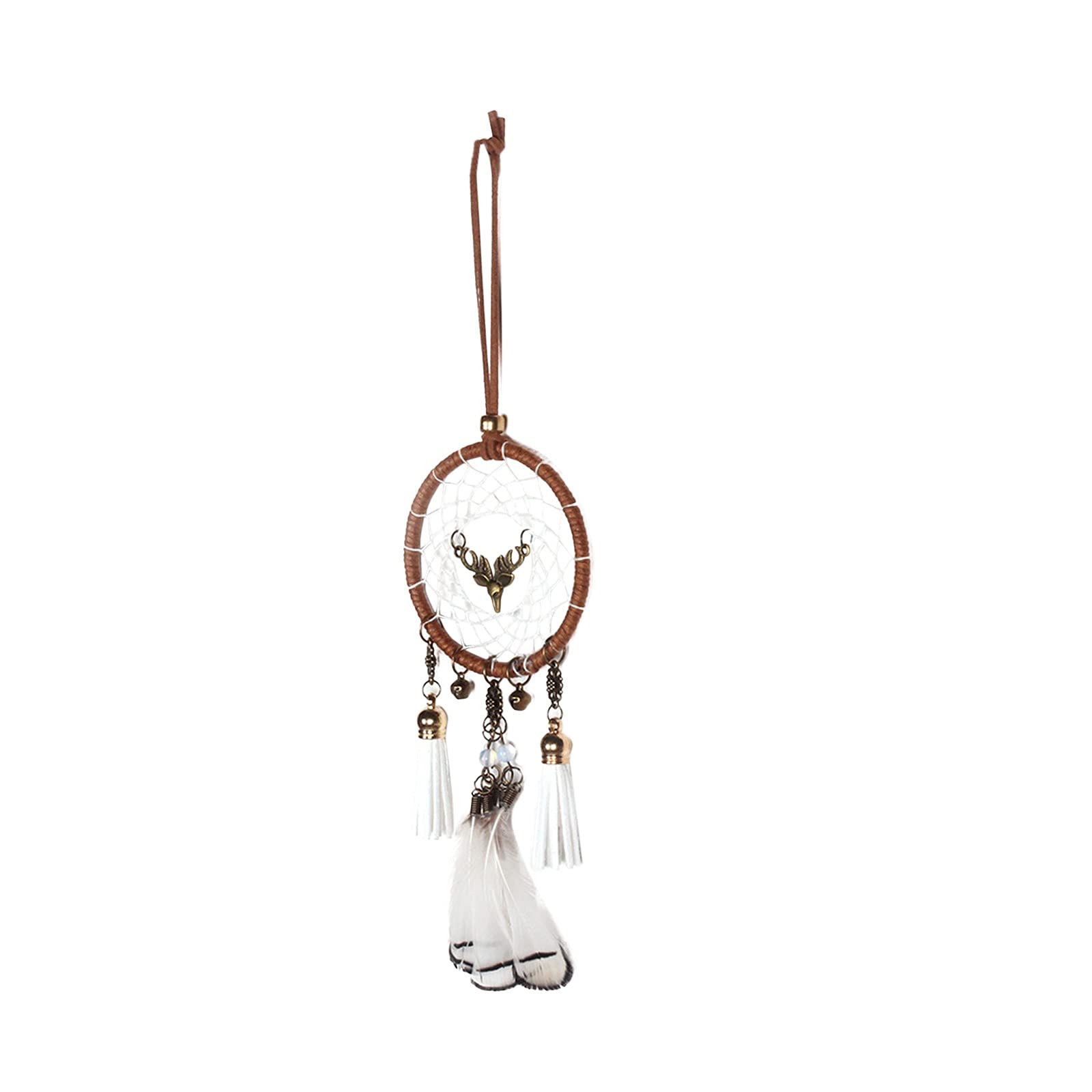 Handmade Glow Wind Chimes - Boho Dream Catcher for Home, Bedroom, Car & Outdoor Decor | Perfect for Relaxation, Meditation & Garden Ambiance