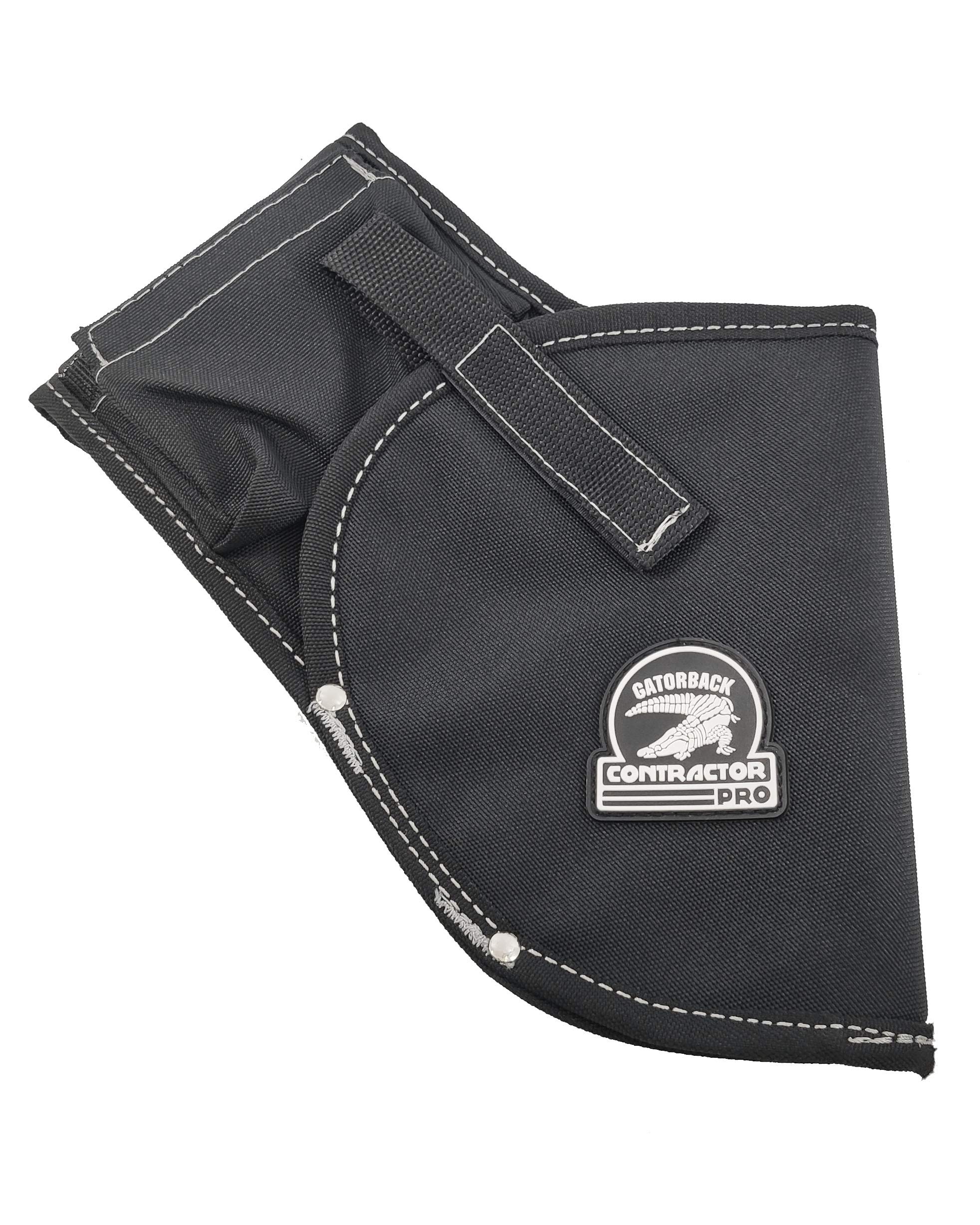 Gatorback Electricians Combo Deluxe Package - Ventilated Back Support Tool Belt with Suspenders, Drill Holster & Work Gloves (Small 26