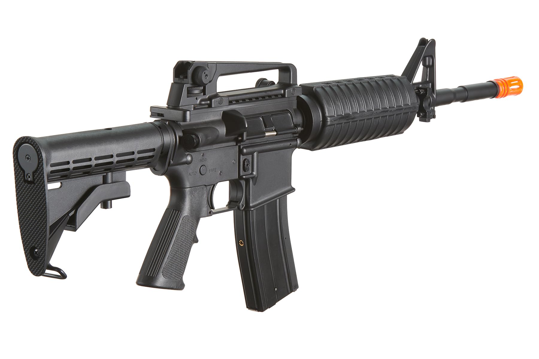 Lancer Tactical M4A1 Gas Blowback Airsoft Rifle - Full Metal RIS Rail System & Carbine Style | Perfect for MilSim, Tactical Training & Competitive Airsoft Games