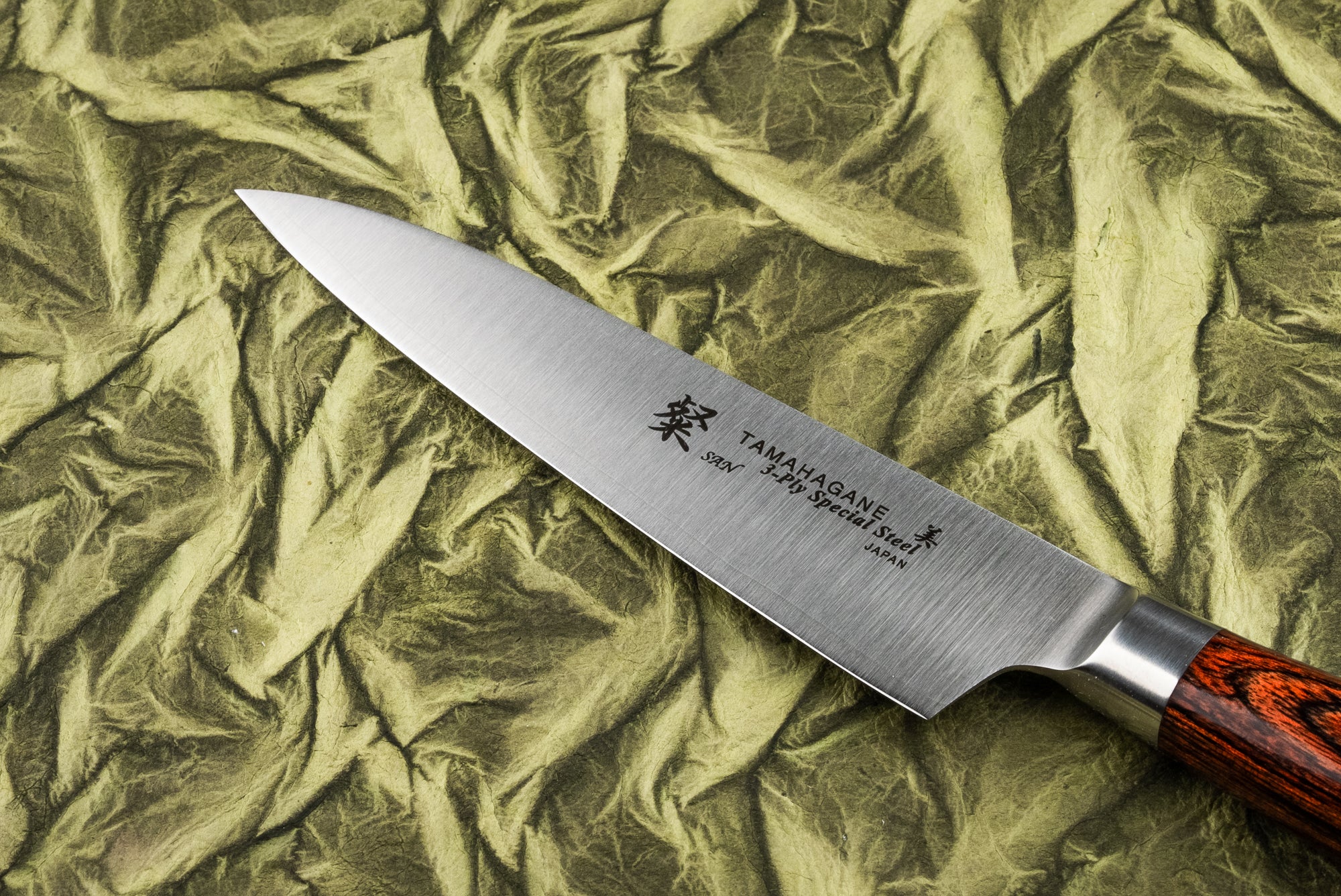 Tamahagane Japanese Petty Knife 120mm - High Carbon Steel Blade for Precision Cutting - Perfect for Home Chefs & Sushi Preparation