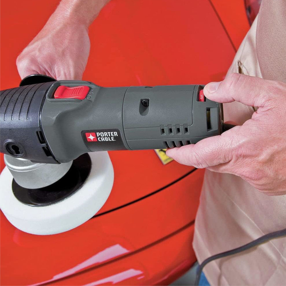 PORTER CABLE 7424XP 6-Inch Variable Speed Polisher - Certified Refurbished with Full Warranty | Car Detailing, Paint Correction & Surface Restoration