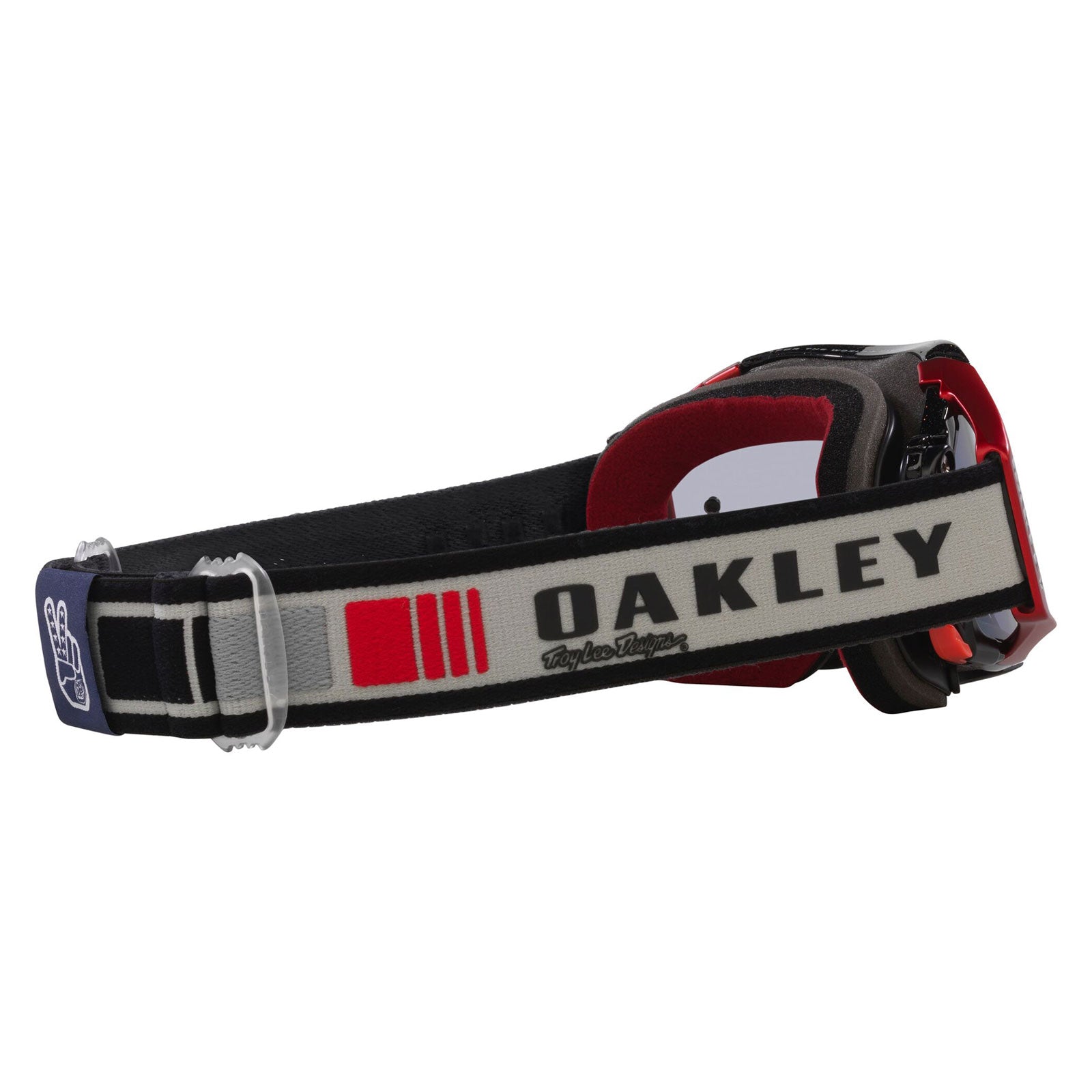 Oakley Airbrake MX Goggles - TLD Grey Blocks Gray Lens - Dirt Bike & Motocross Riding Gear for Off-Road Racing & Winter Sports