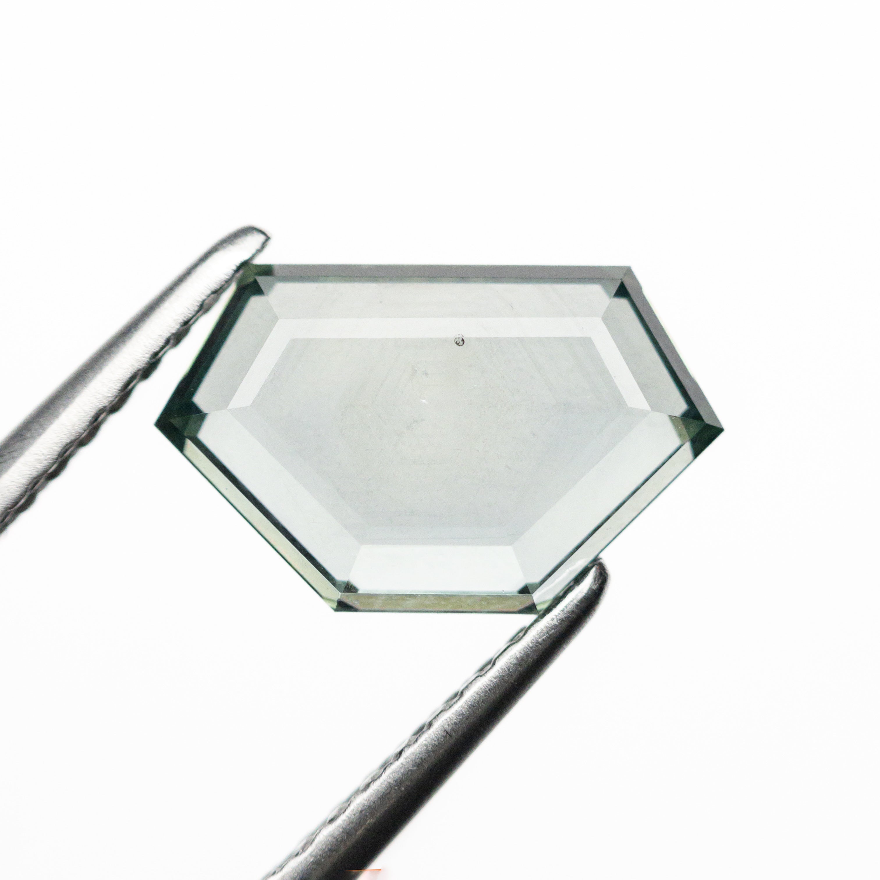 2.42ct Shield Portrait Cut Sapphire - 6.67x10.88x2.86mm Natural Blue Gemstone for Jewelry Making, Engagement Rings & Custom Pendants