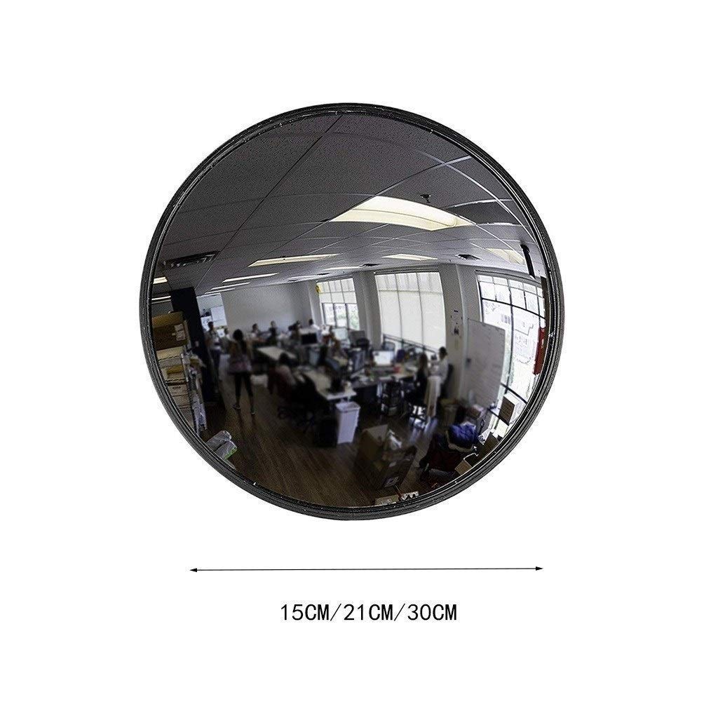 120cm Convex Safety Mirror - Anti-Rain, Sun Protection Traffic Mirror for Street Side & Interior Use - Perfect for Driveways, Parking Lots & Warehouses