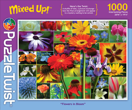 Flowers in Bloom 1000-Piece Jigsaw Puzzle - Beautiful Floral Landscape Art for Adults & Teens - Perfect for Relaxation, Home Decor, and Family Game Night