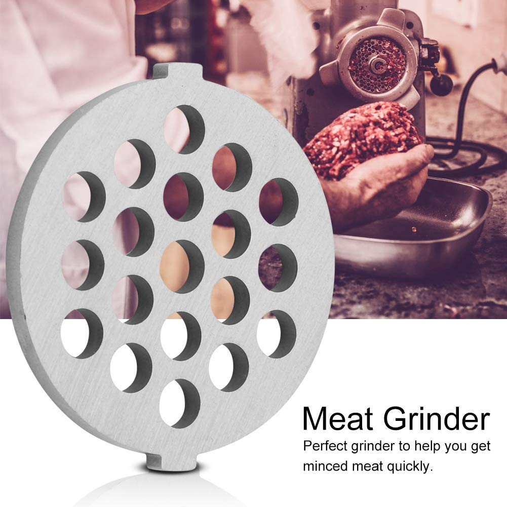 Premium Alloy Meat Grinder Knife & Disc - 5mm/7mm Hole Sizes - Professional Replacement Part for Meat Grinders & Mincers - Ideal for Home Butchering, Sausage Making & Food Preparation