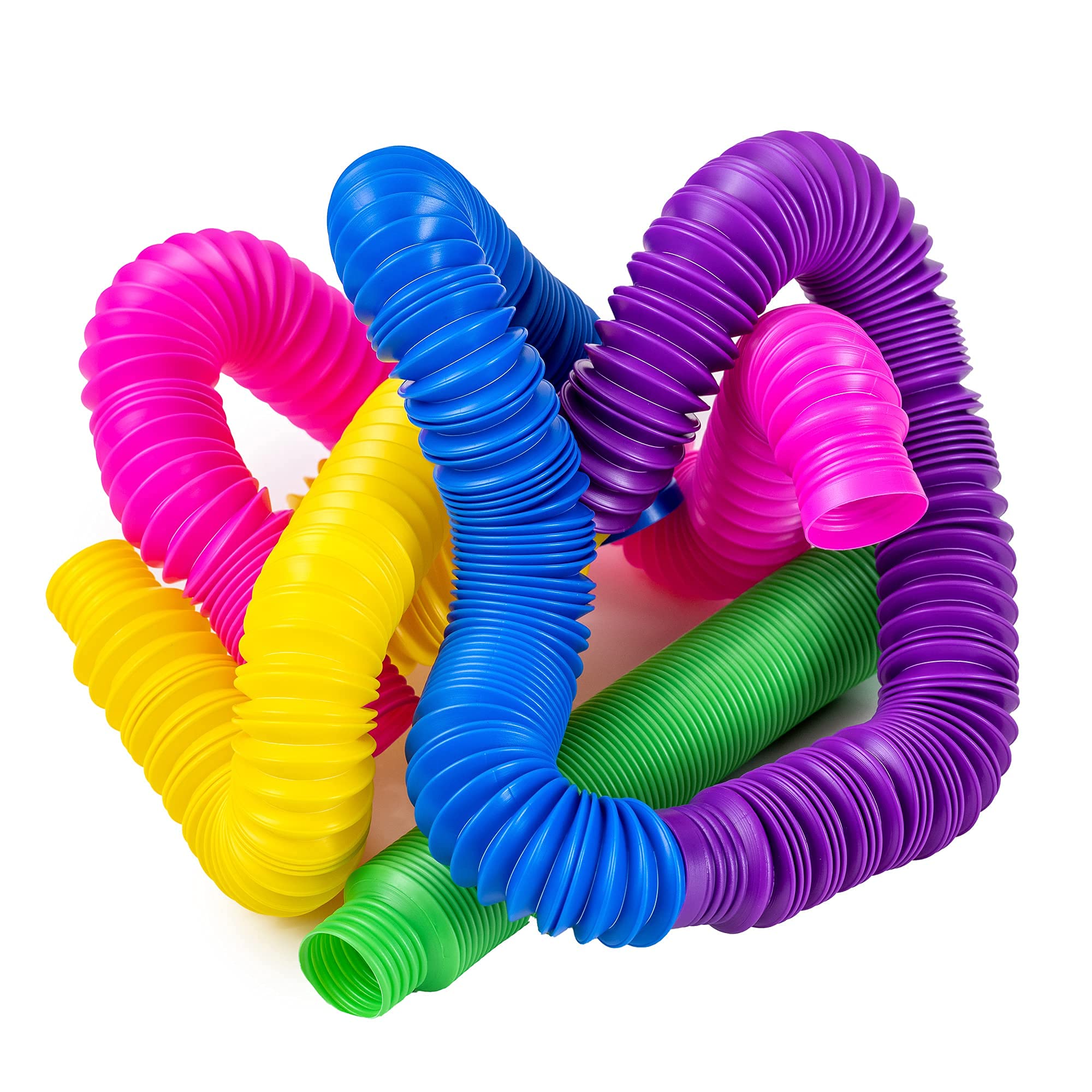 Jumbo Pop Tubes Sensory Toys for Kids - ADHD & Autism Fidget for Learning & Play