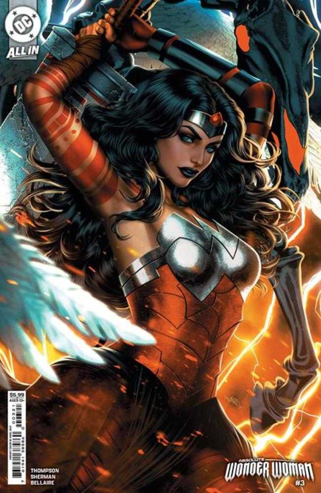 Absolute Wonder Woman #3 Cover B Ariel Diaz Card Stock Variant - Collectible Comic Book for DC Fans, Perfect for Display & Gifting