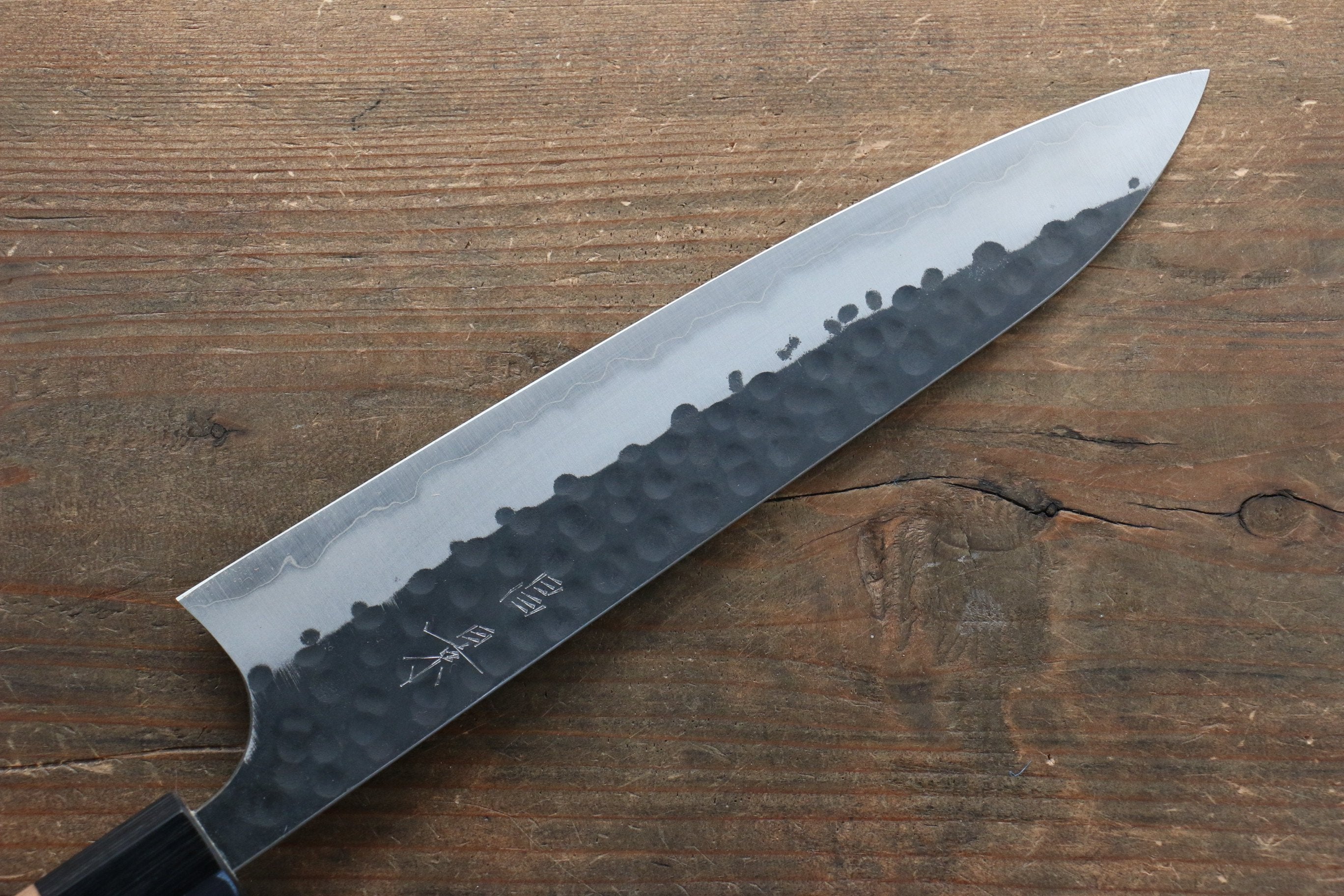 Masakage Koishi Blue Super Gyuto Knife 210mm - Japanese Chef Knife with American Cherry Wood Handle for Professional Cooking & Slicing