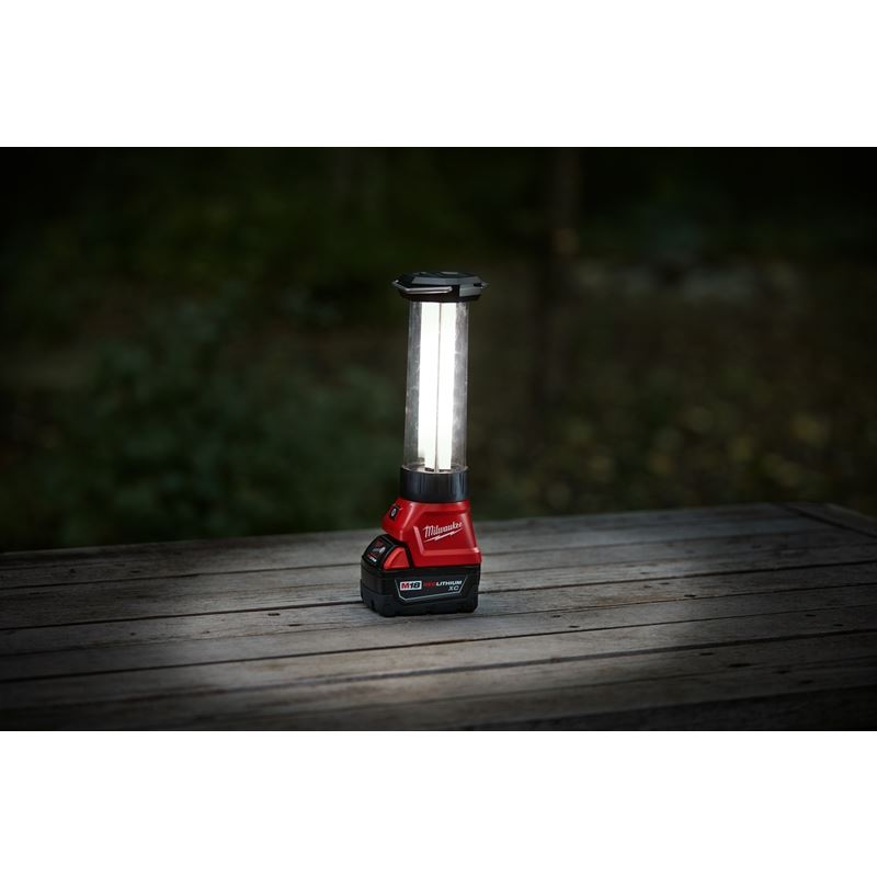 M18 18V Cordless LED Lantern & Flood Light - Tool Only (2363-20) | Portable Work Light for Construction, Camping, Emergency Power Outages