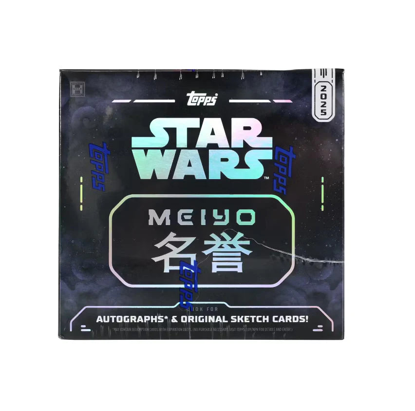 2025 Topps Star Wars Meiyo Hobby Box - Exclusive Trading Cards Collection for Collectors & Fans - Perfect for Gifts, Display & Investment
