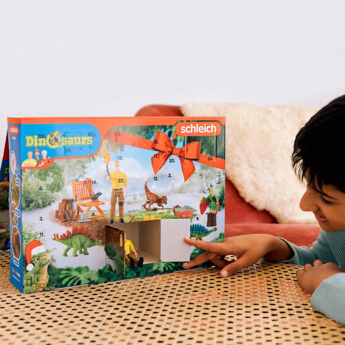 Dinosaur Advent Calendar - 24 Days Countdown to Christmas with Fun Dino Toys & Surprises | Perfect Holiday Gift for Kids & Dinosaur Lovers