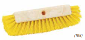 Dual Surface Scrub Brush - Heavy Duty Cleaning Brush for Kitchen & Bathroom - Yellow Cleaning Brush for Tiles, Sinks, Grout & Tough Stains