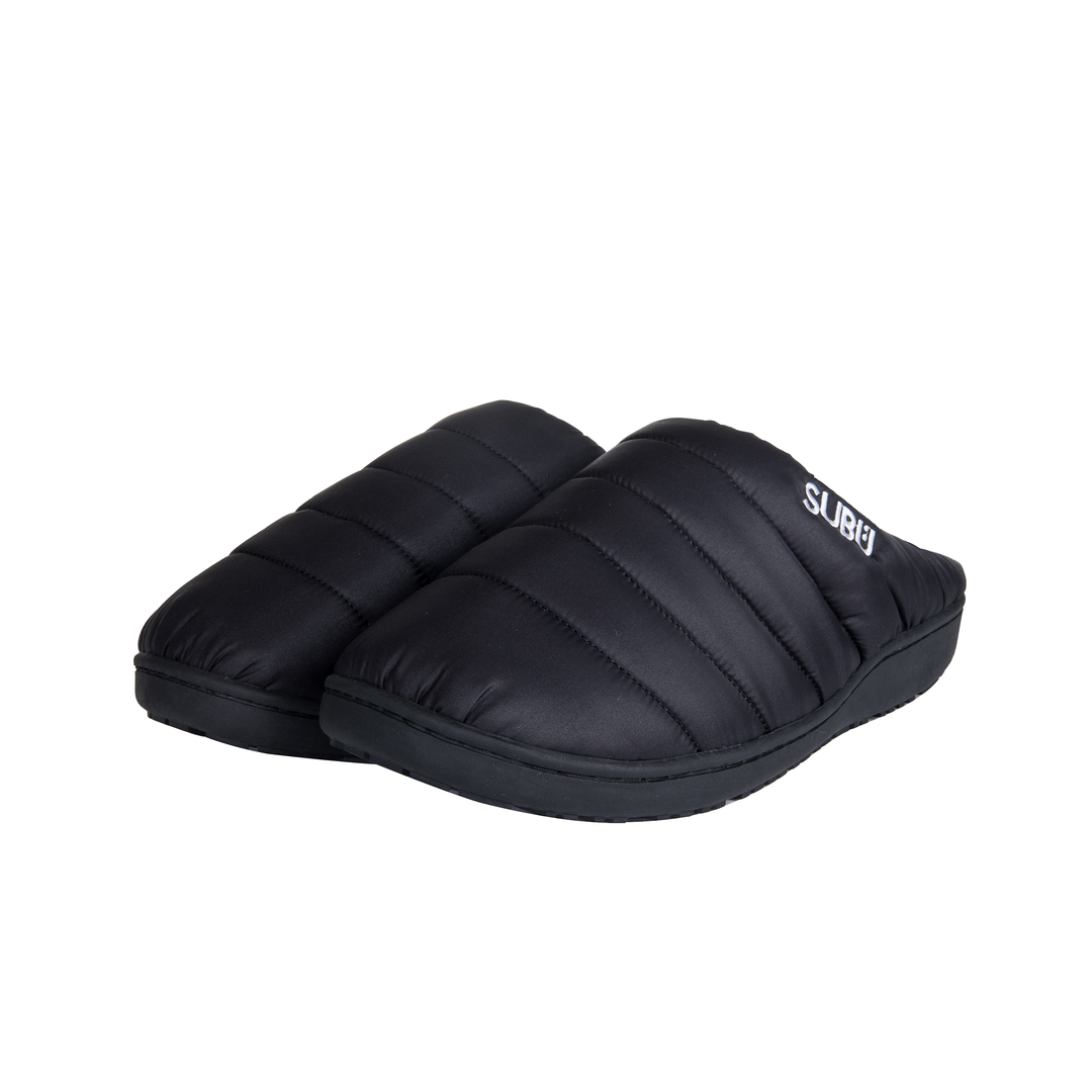 SUBU Tokyo Cozy Winter Slippers for Women & Men - Soft Indoor House Shoes with Non-Slip Sole - Perfect for Home, Office, and Cold Weather Comfort (Black)