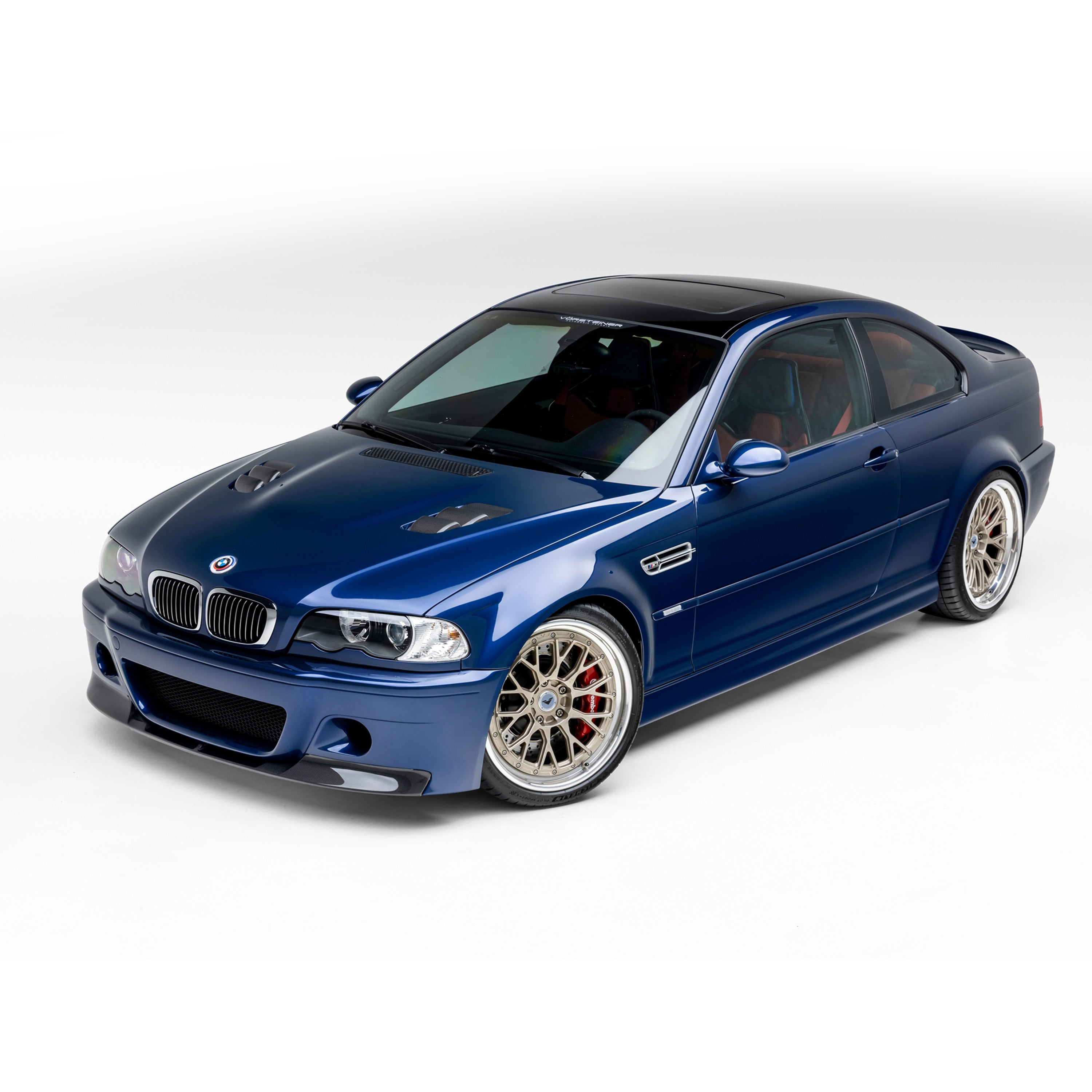 V20 Aero 1-Piece Splitter - High Gloss Carbon Fiber PP 1x1 Weave - Direct Replacement for V20 Bumper (BMV5610) - V Style™️ - Perfect for BMW Performance Upgrades & Track Day Enhancements