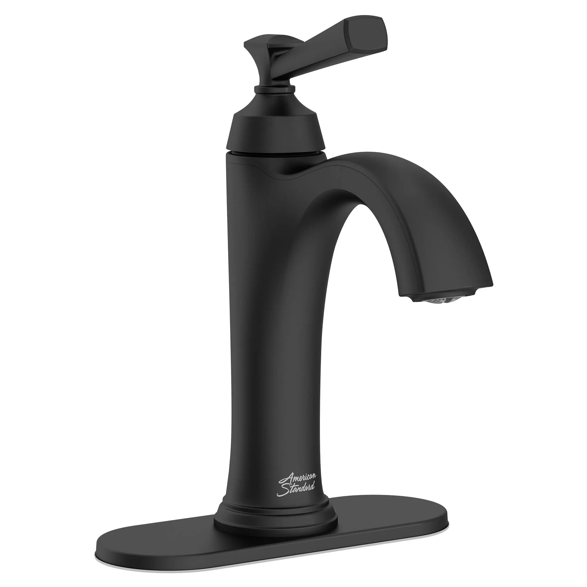 Glenmere Single Hole Bathroom Faucet with Lever Handle - 1.2 GPM/4.5 LPM Water-Saving Design - Perfect for Modern Vanities and Small Bathrooms