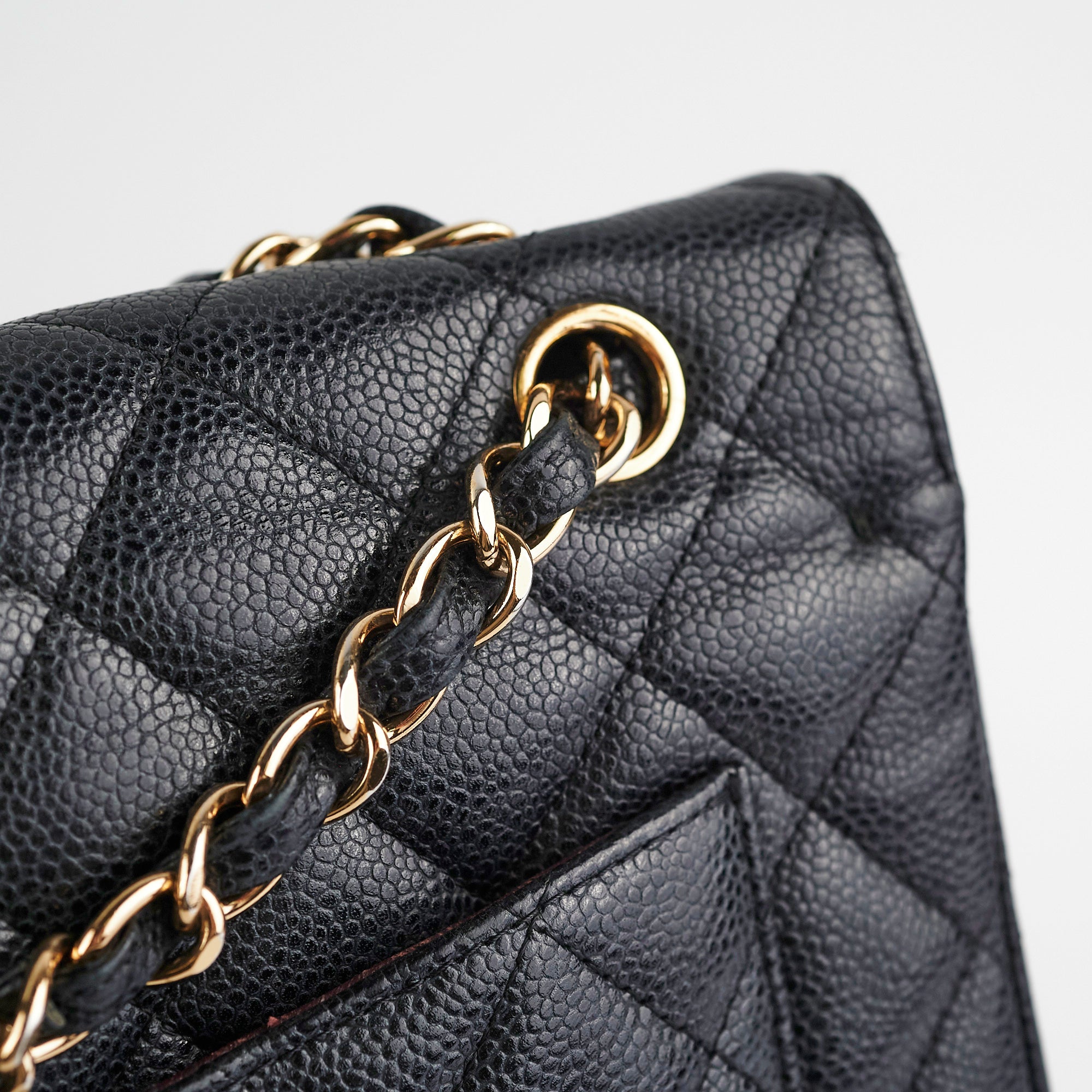 Chanel Maxi Jumbo Double Flap Bag in Black Caviar Leather - Luxury Designer Handbag for Women, Perfect for Work, Travel & Special Occasions