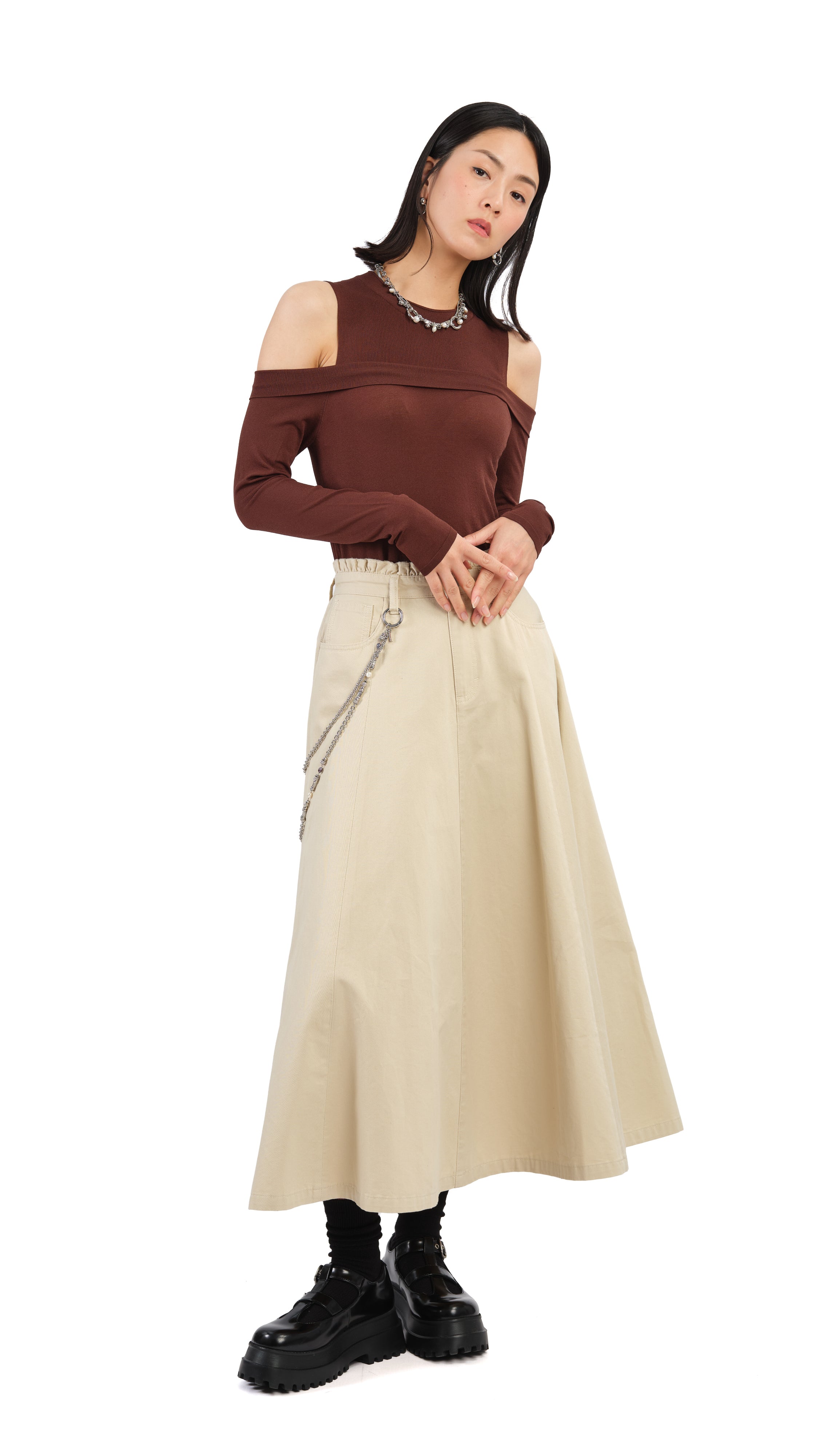 Stylish Ruffles Trim Skirt for Women | Flowy A-Line Skirt with Feminine Ruffle Details | Perfect for Casual Outings, Date Nights & Summer Vacations
