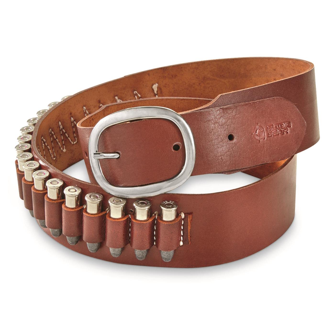 Guide Gear 20 Loop Cartridge Belt for .38 Special/.357 Magnum - Ammo Holder for Revolver Shooting, Hunting & Range Practice