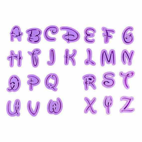 26-Piece Cartoon Alphabet Letter Cookie Cutters Set - Fun Baking Tools for Kids, DIY Cookies, Cupcake Decorations & Educational Activities